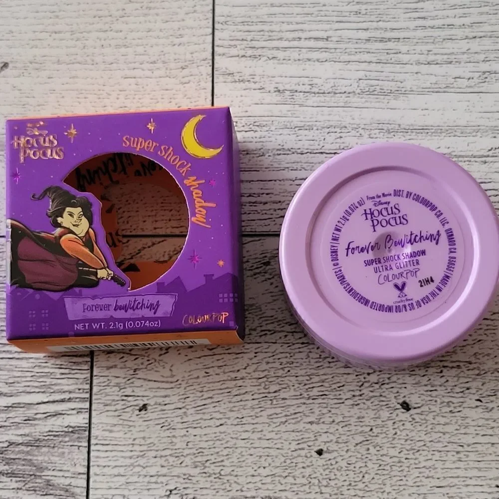 Colourpop x Hocus Pocus Super Shock shadow in Forever Bewitching